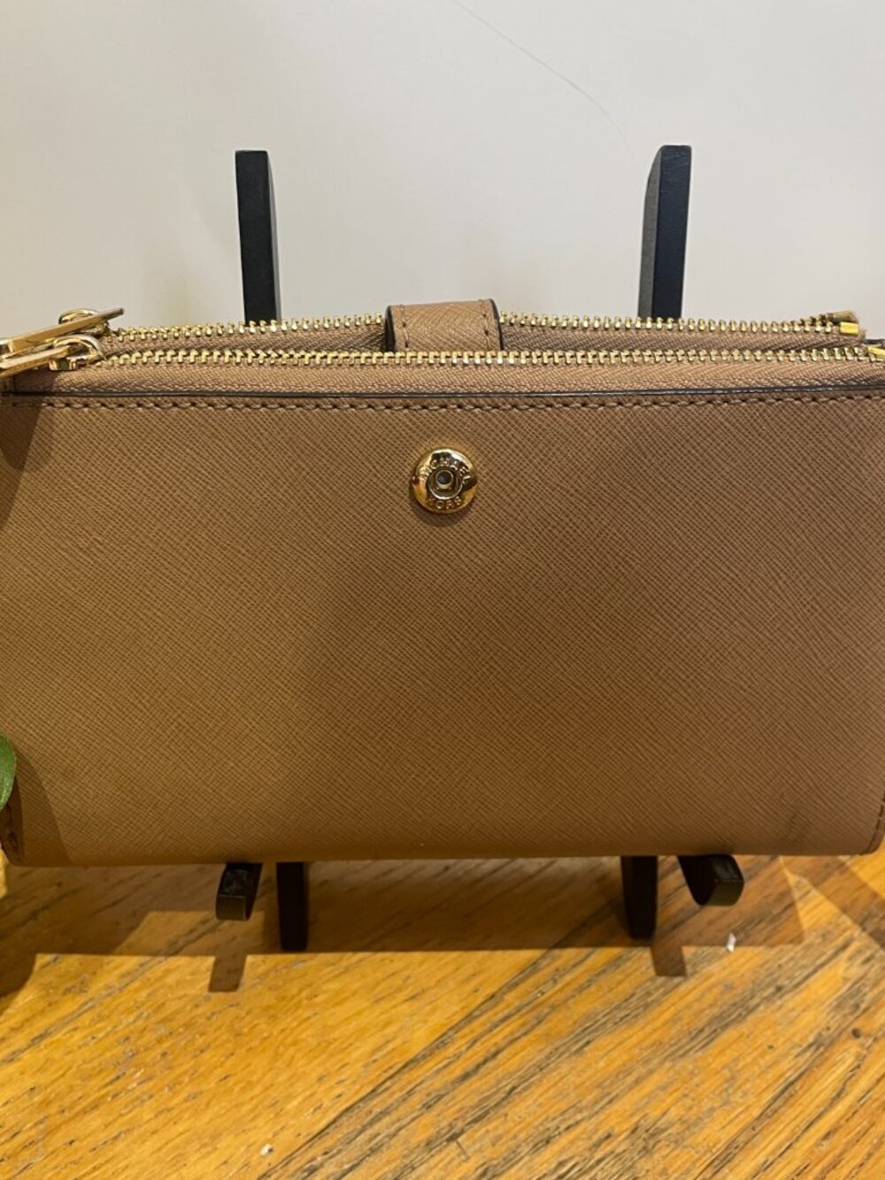 Michael Kors JET SET TRAVEL Double Zip Wristlet in Brown - Picture 2 of 9